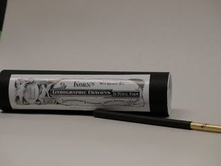 26-2301 Korn Lithographic Crayon Pencil Core #2 - Medium (Not Wrapped) (Dozen)